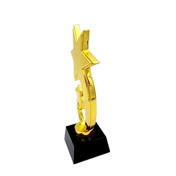 star trophy in gold color